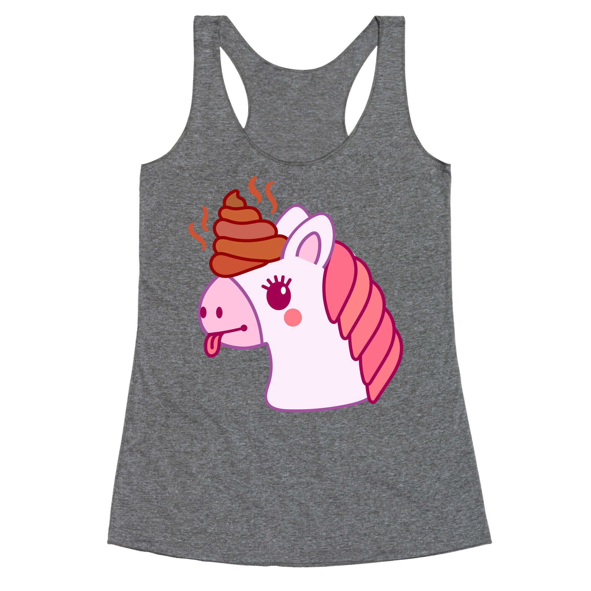 Poopicorn Racerback Tank